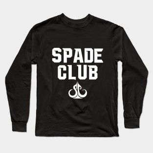 Spade Club Classic Tee - Light Print Long Sleeve T-Shirt